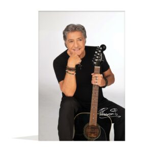 Photo dédicacée – Frédéric François – Tout s'oublie un jour – Assis